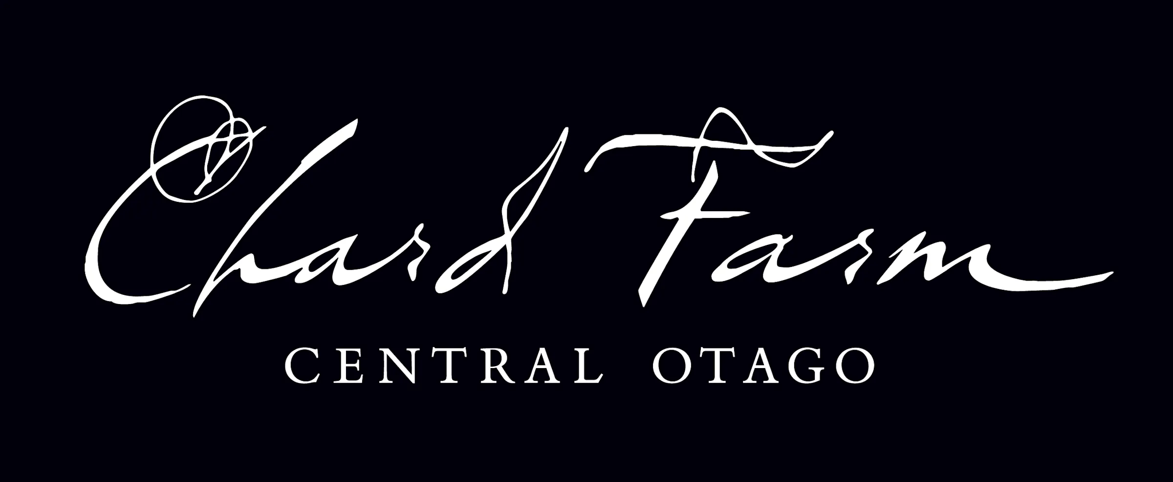 Chard Farm logo CYMK reverse 01