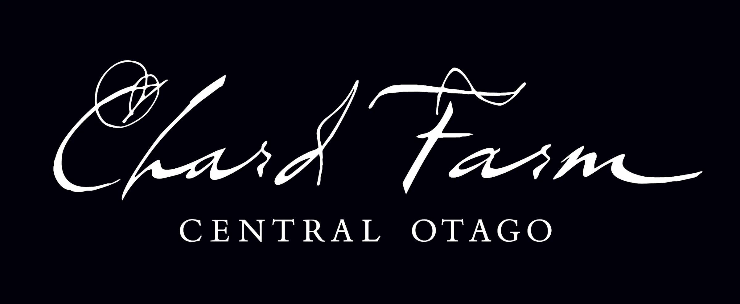 Chard Farm logo CYMK reverse 01